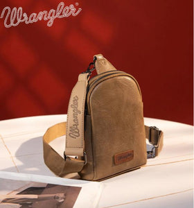 Khaki Wrangler Sling Bag