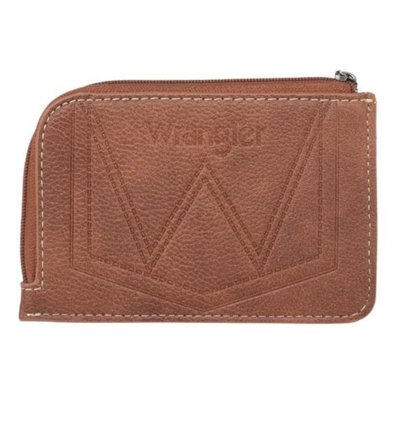 Wrangler Mini Zip Card Case