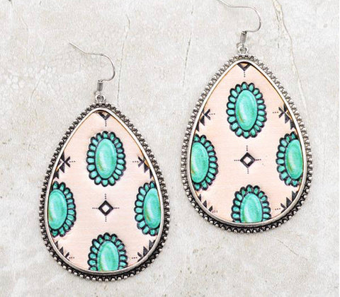 Western Teardrop Earrings