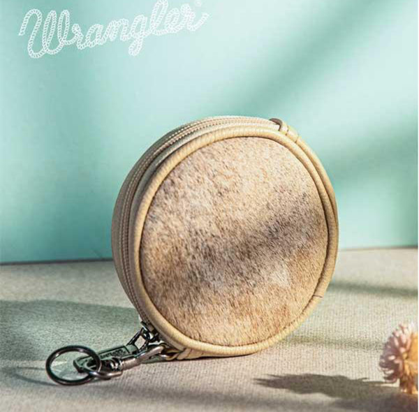 Wrangler Cowhide Coin Pouch Bag