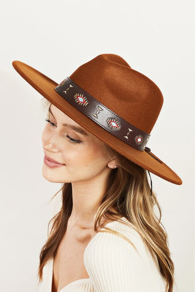 Fame Bohemian Dreams Belted Fedora