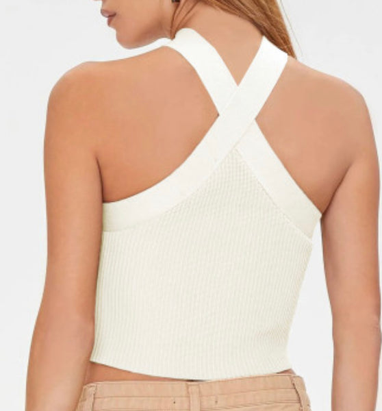 Halter Neck Crop Tank