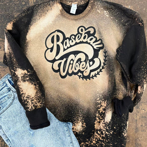 Baseball Vibes Crew Neck Sweatshirt