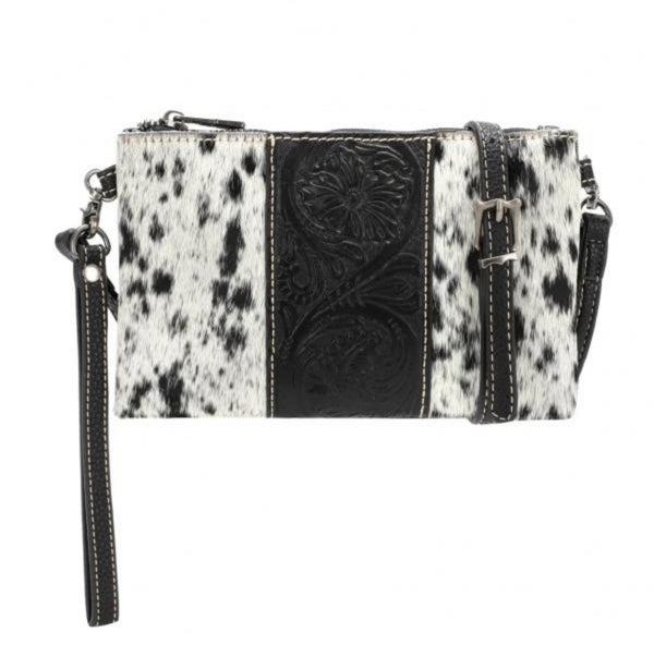 Cowhide Leather Crossbody Purse