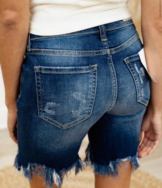 High Waist Denim Shorts