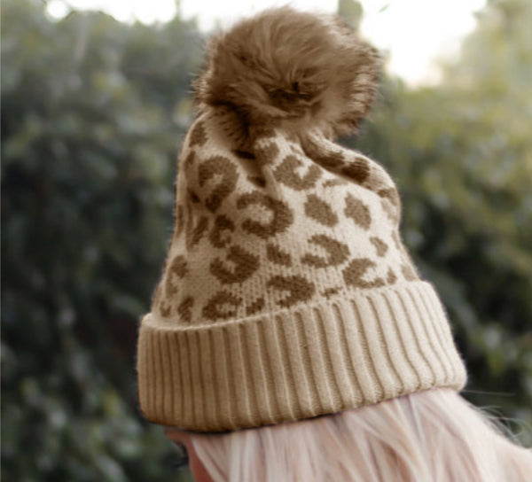 Leopard Beanie