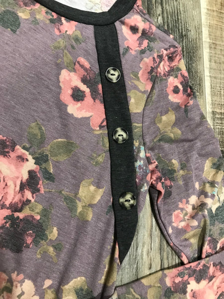 Floral Long Sleeve Shirt