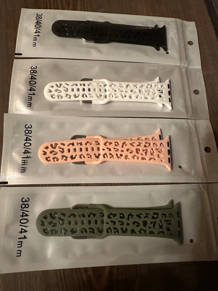 Leopard Print Watch Band