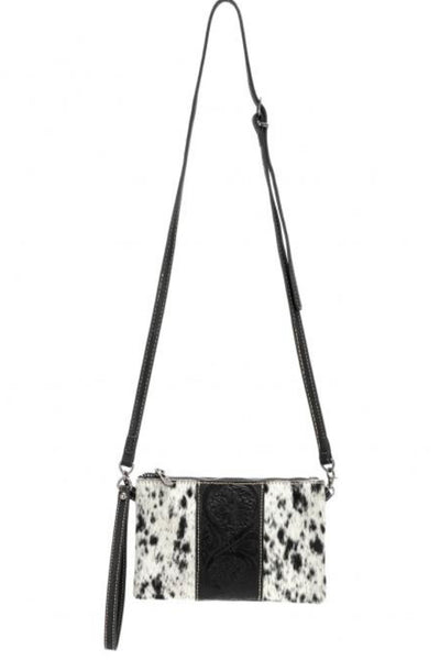 Cowhide Leather Crossbody Purse