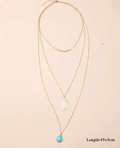 Long Gold Fashion Necklace